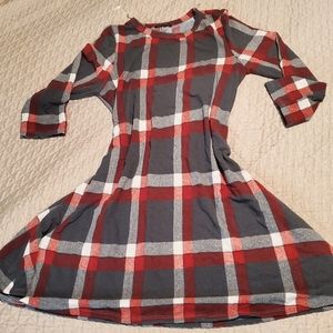 Sweet Claire plaid sweater dress xl